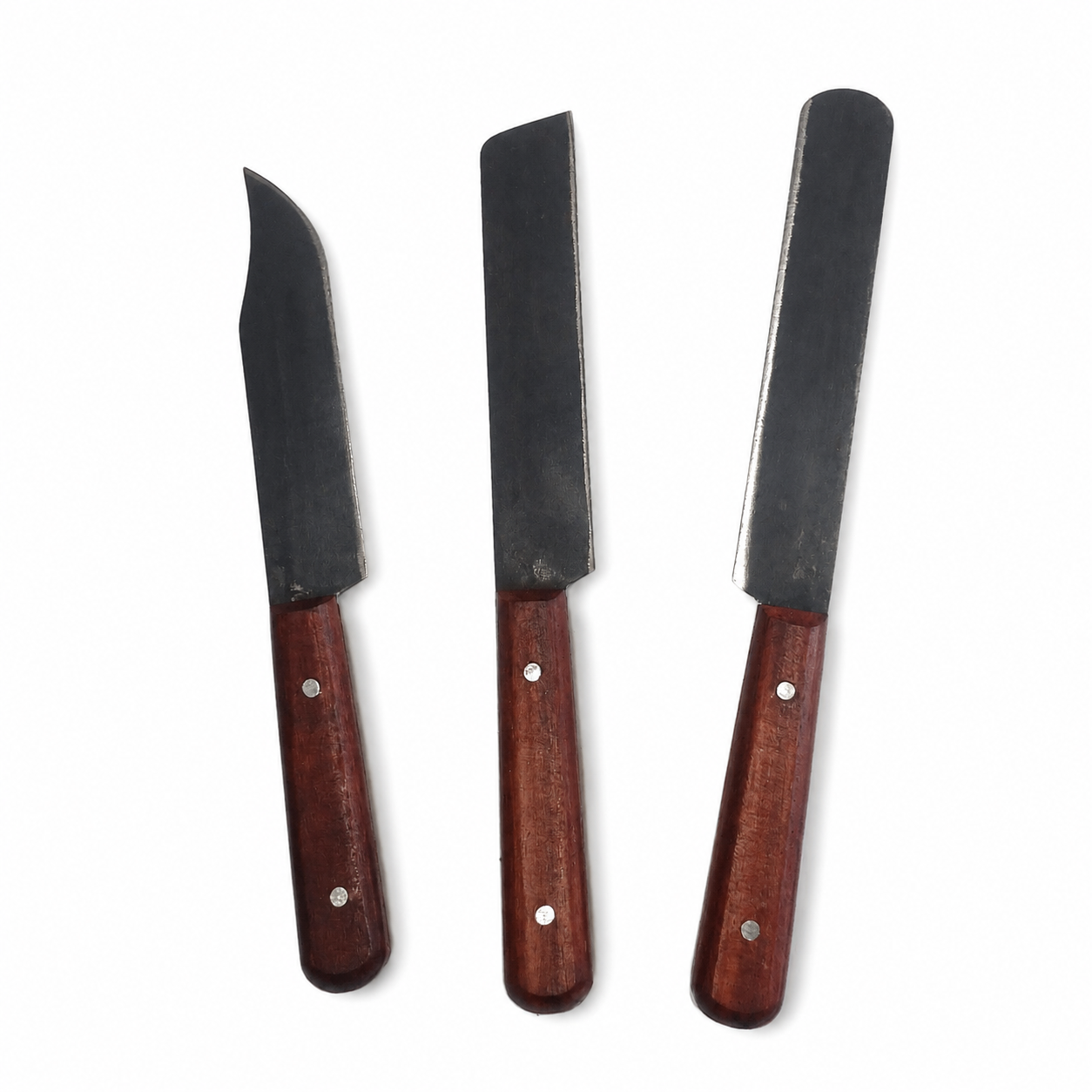 Woodania 3-Piece Handcrafted Kitchen Knife Set (3pcs)