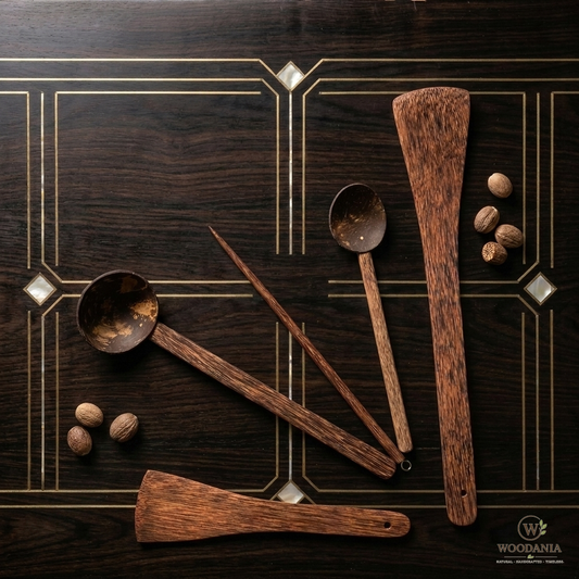 Woodania Malabar 5-Piece Wooden Set