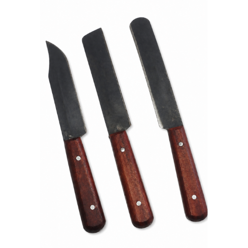 Woodania 3-Piece Handcrafted Kitchen Knife Set (3pcs)