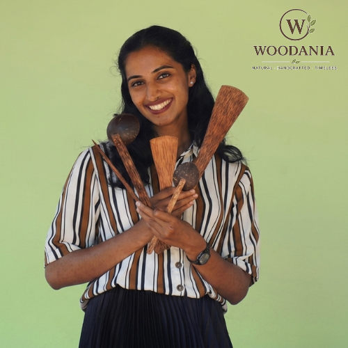 Woodania Malabar Wooden Cooking Set (5 Pcs)