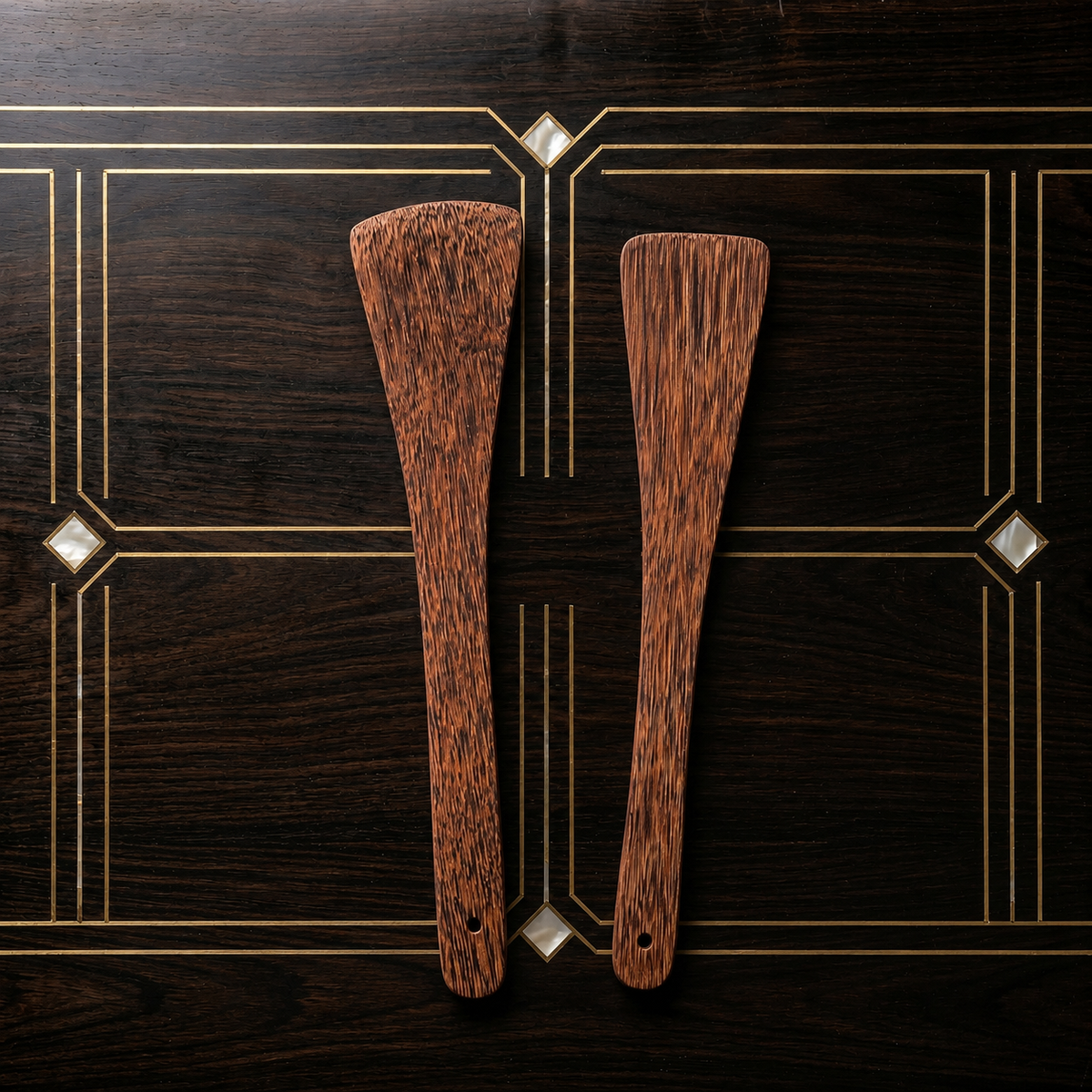 Woodania Malabar 2-Piece Wooden Cooking Set