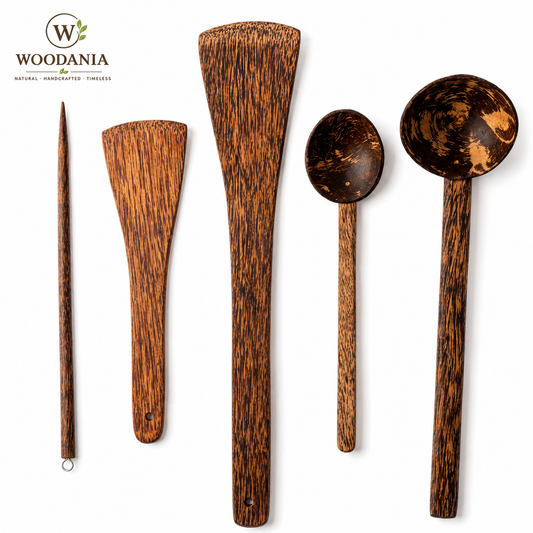 Woodania Malabar 5-Piece Wooden Set
