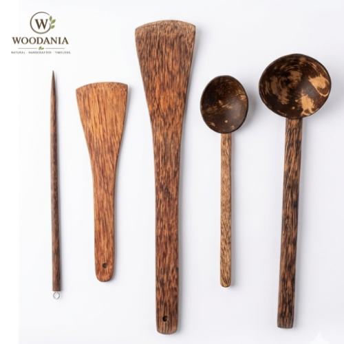 Woodania Malabar Wooden Cooking Set (5 Pcs)